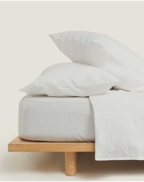 Carlotta + Gee - 100% Linen Fitted Sheet