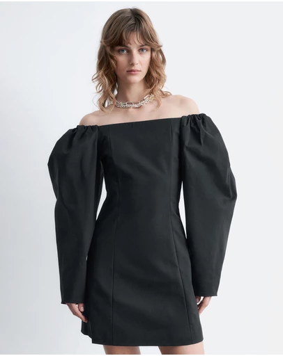 & Other Stories - Off-Shoulder Mini Dress