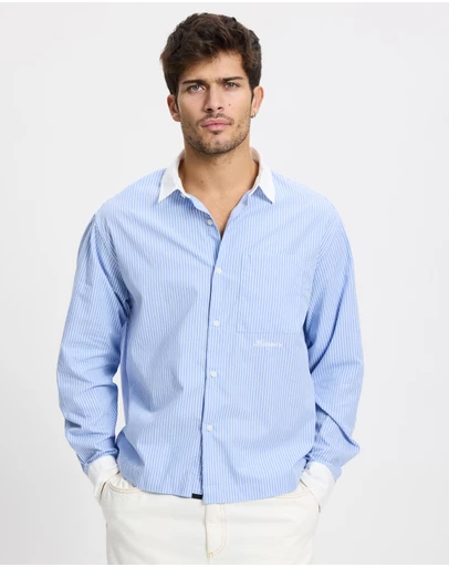 Zanerobe - Bankers Box Crop LS Shirt