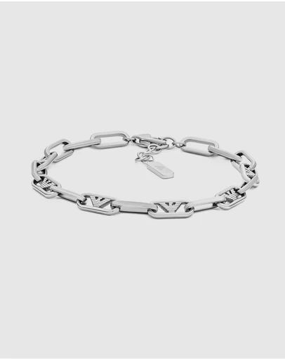 Emporio Armani - Emporio Armani Silver-Tone Bracelet