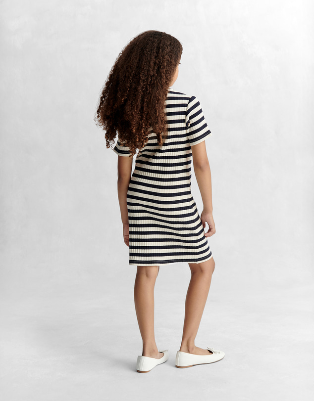 Gant - Striped Rib T-Shirt Dress