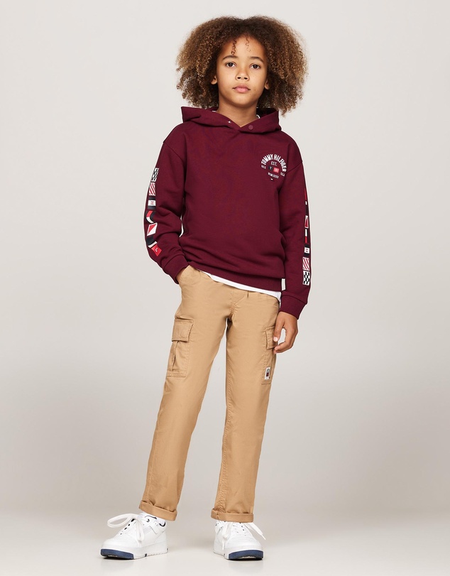 Tommy Hilfiger - Cargo Pull On Cotton Pants - Kids
