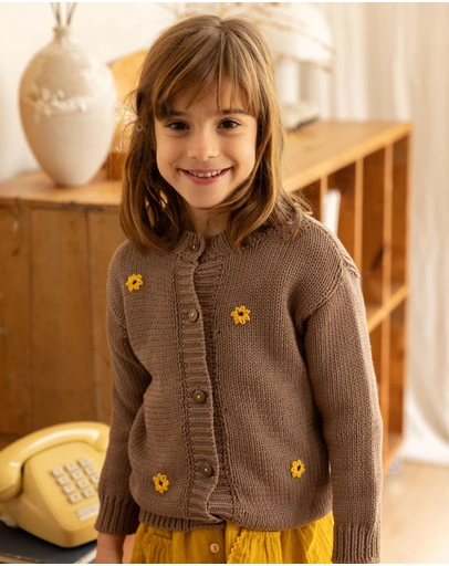 Alex & Ant - Sunflower Cardigan - Mocha