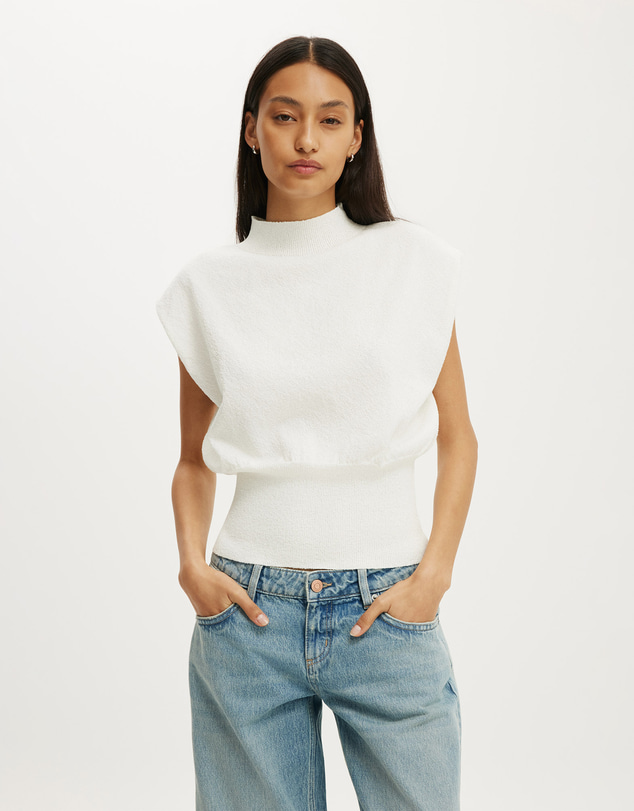 Cotton On - Hazy Mock Neck Knit