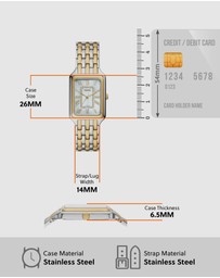 Fossil - Raquel Two Tone Analogue Watch