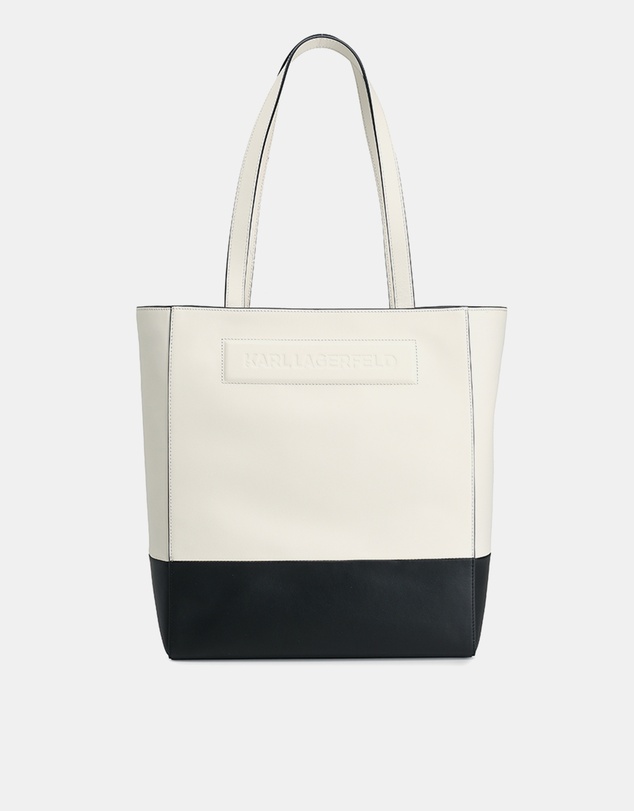 Karl Lagerfeld - Ikon K Leather Medium Tote Bag
