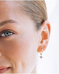 SAINT VALENTINE - North Star Mini Hoops - Gold