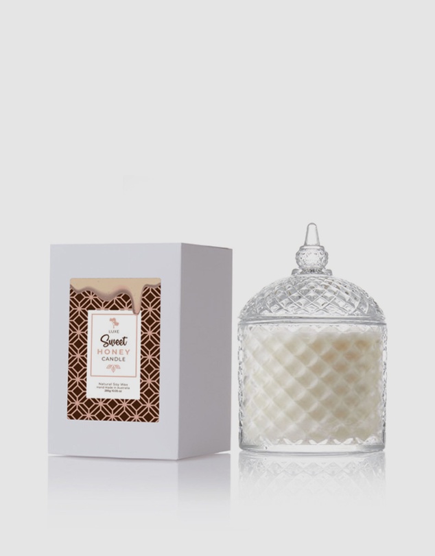 Silk Oil of Morocco - Luxe Sweet Honey Natural Soy Candle