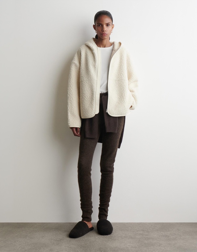 COS - Hooded Teddy Jacket