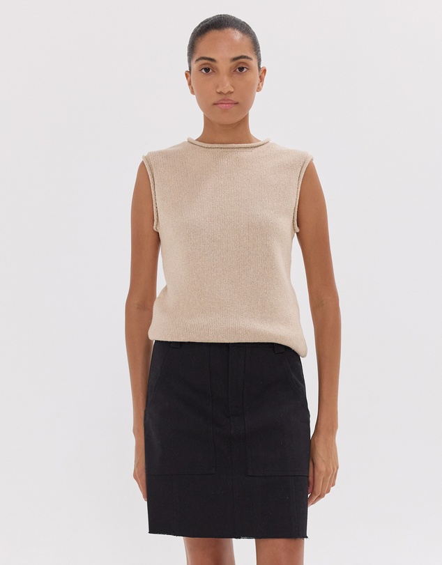 Cloth & Co. - The Short Element Skirt | Black
