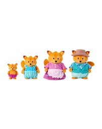Lil Woodzeez - The Tippytail Foxes Miniature Animal Figurine Set