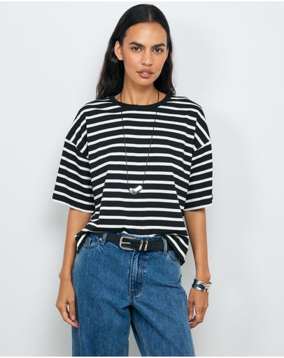 Black & White Stripe