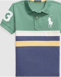 Polo Ralph Lauren - Big Pony Cotton Mesh Polo Shirt - Babies-Kids
