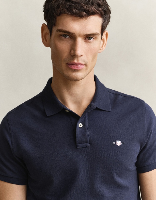 Gant - Slim Fit Shield Piqué Polo Shirt