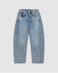 rag & bone - Charlie High-Rise Ankle Barrel Jeans