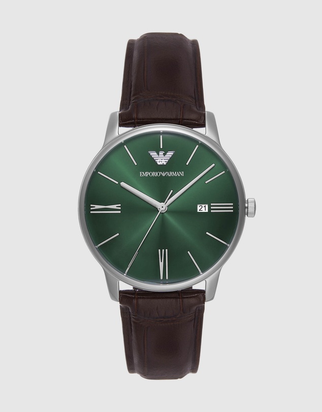 Emporio Armani - Brown Analogue Watch