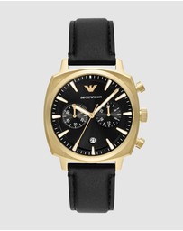 Emporio Armani - Black Chronograph Watch