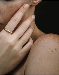 Haze & Glory - ICONIC EXCLUSIVE - Ring Marquise Amethyst 925 Sterling Silver Gold-Plated