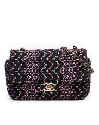 Pre-Loved by Azura Reborn - Pre-Loved Mini Rectangular Classic Multicolor Cotton Stitched Single Flap