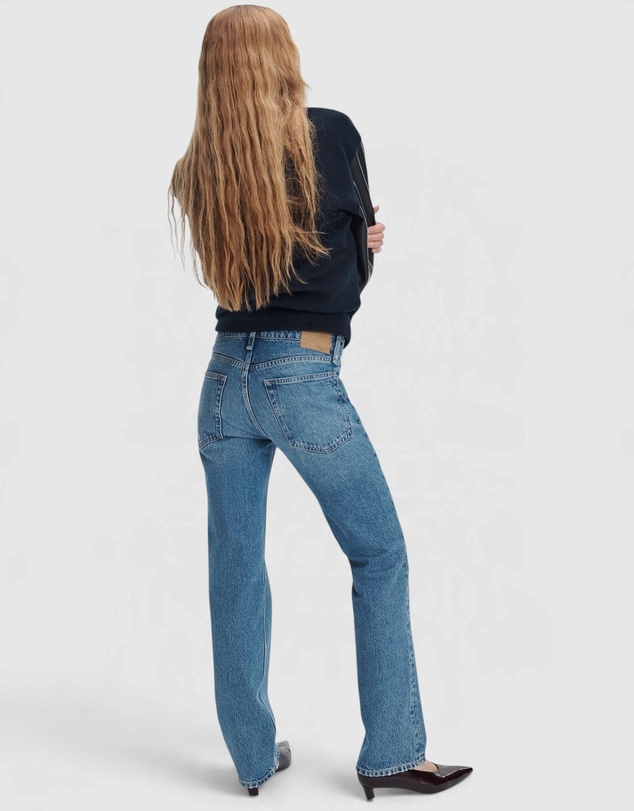 rag & bone - Harlow Low Rise Full Slim Straight Jeans