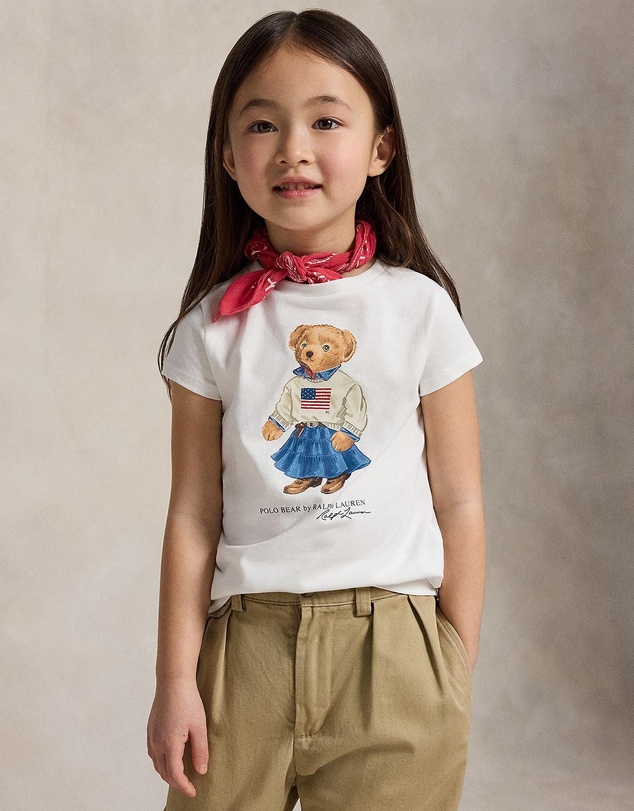 Polo Ralph Lauren - Polo Bear Cotton Jersey Tee - Babies-Kids