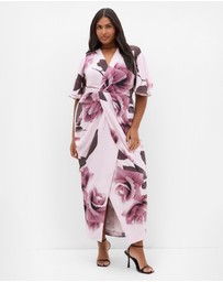 City Chic - Braelynn Bloom Print Maxi Dress