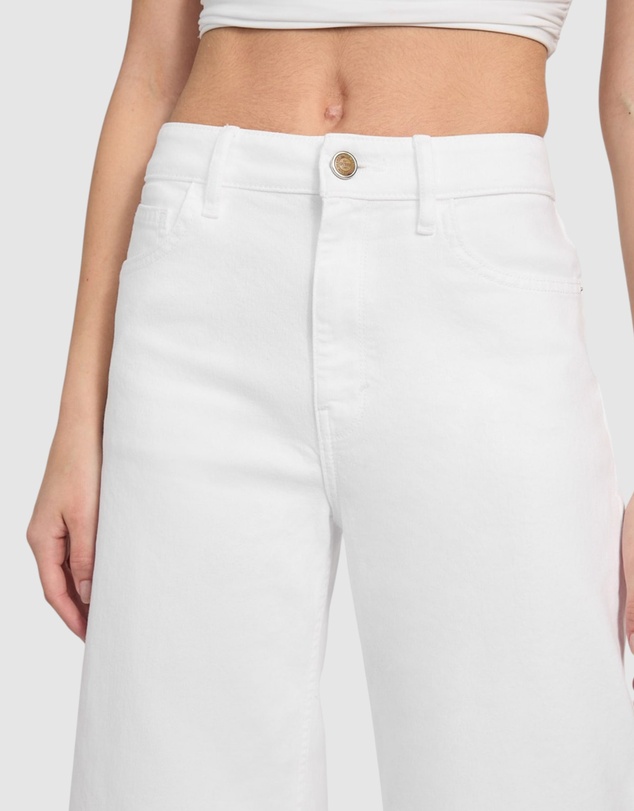 GUESS - Bellflower Crop Wide Leg Jeans