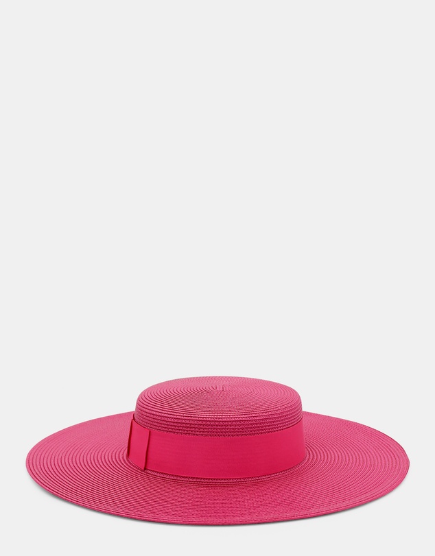 Morgan & Taylor - Macy Racewear Boater in Magenta Pink