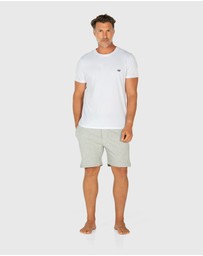 Coast Clothing - Grey Marle Lounge Shorts