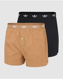 adidas Sportswear - 2 Pack Comfort Core Cotton Icon Boxer Underwear