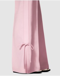 & Other Stories - Bow-Detailed Press-Crease Trousers