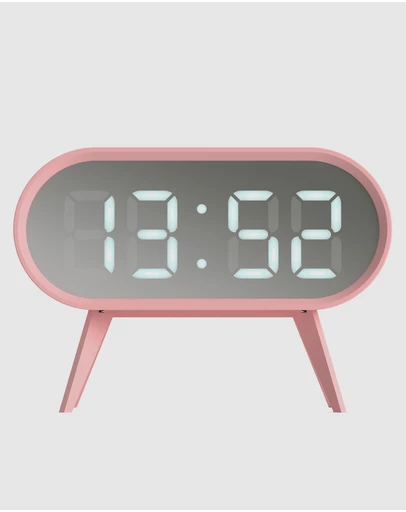 Newgate - Newgate Space Hotel Cyborg Led Alarm Clock Pink