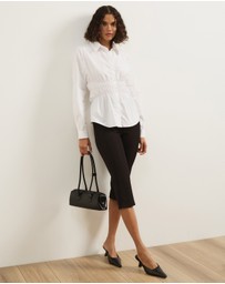 Atmos&Here - Tilly Gathered Waist Shirt