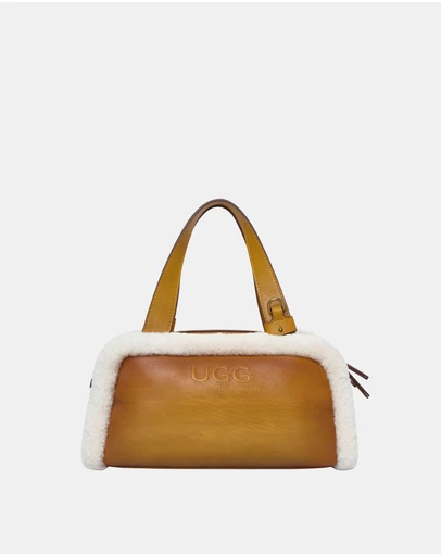 EVERAU - Australian Shepherd Ugg Frothie Bag Sheepskin Upper Bags