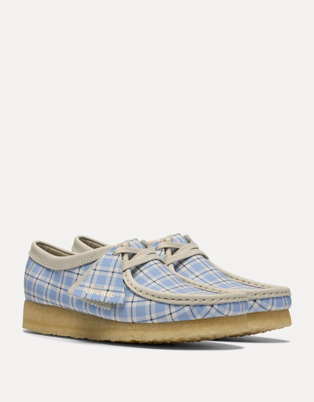 Clarks Originals - Wallabee (W) Blue Check