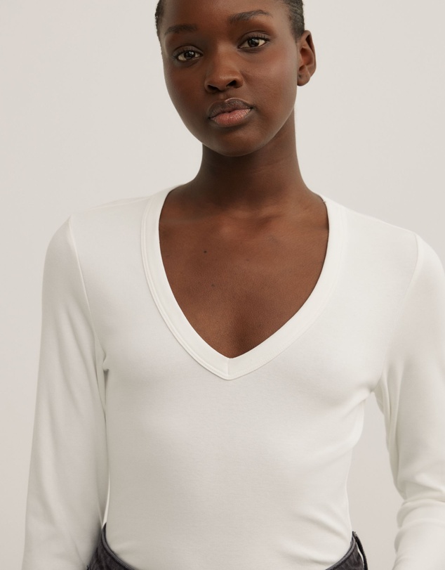 Witchery - V-neck Long Sleeve Top