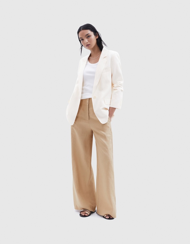 UNISON - Linen Wide Leg Pant