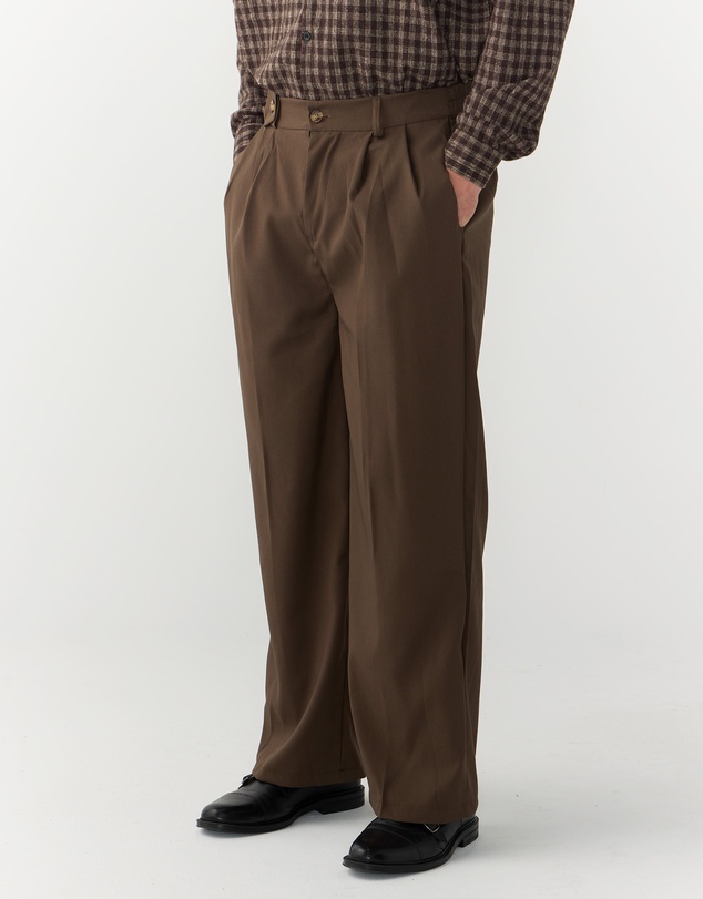 Justin Cassin - Bryden Pleated Loose Pants