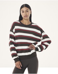 P.E Nation - Retreat Stripe Sweater