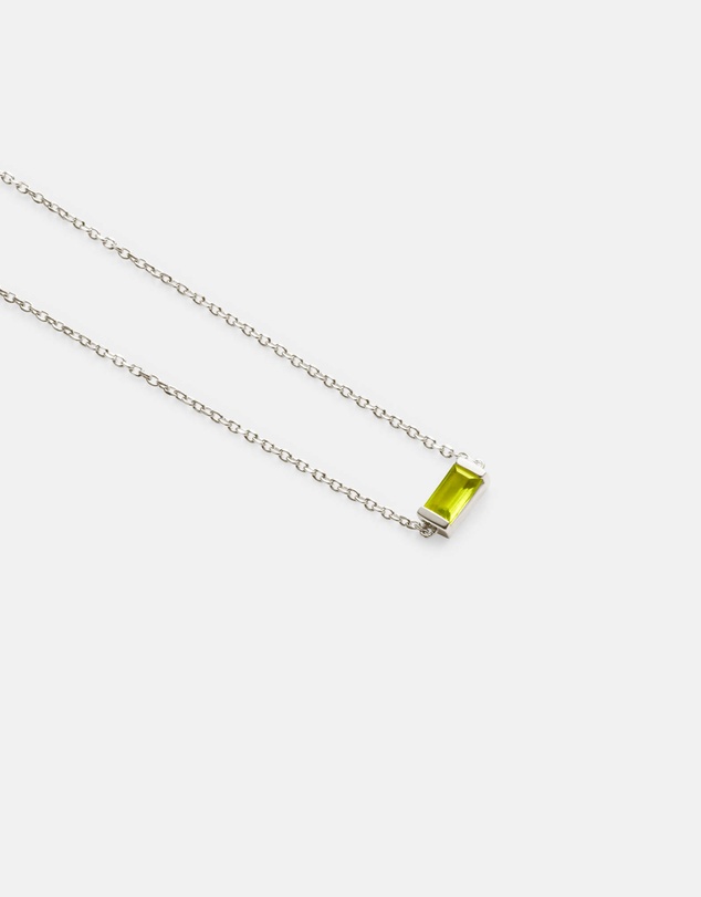 Kirstin Ash - Baguette Birthstone Bracelet August Peridot