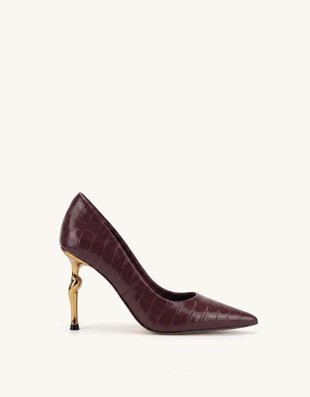 JW PEI - Hazel Croc-Embossed Heels