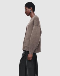 COS - Chunky Cashmere-Blend Cardigan