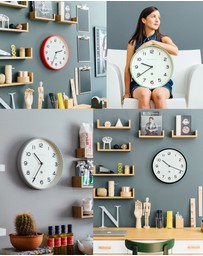 Newgate - Newgate Number Three Echo Clock Silicone Black