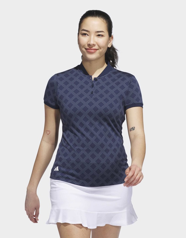 adidas Performance - Ultimate365 Jacquard Short Sleeve Polo Shirt Womens