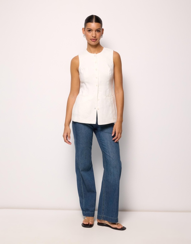 AERE - Amadi Linen Vest