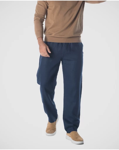 Coast Clothing - Coast Linen Pant - Navy