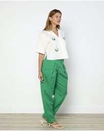 Cirkular - Pre-Loved - Oroton Pleat Pant