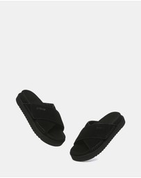 EVERAU - EverAU Ugg Lilac Cow Suede Upper Sandals
