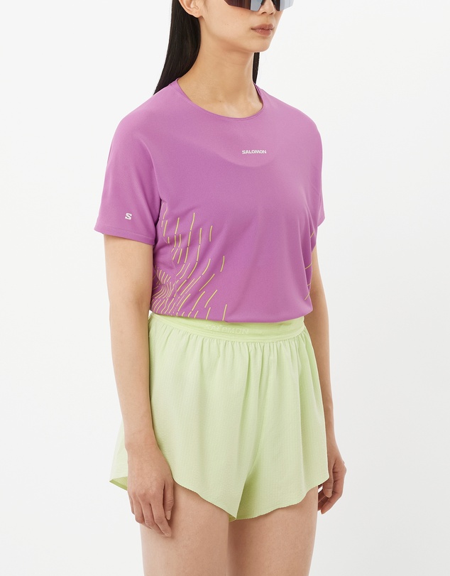 Salomon - SENSE AERO SHORT SLEEVE TEE GFX Women's