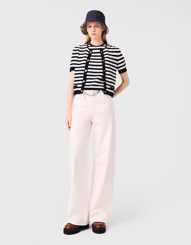 Maje - Mistripes Cardigan